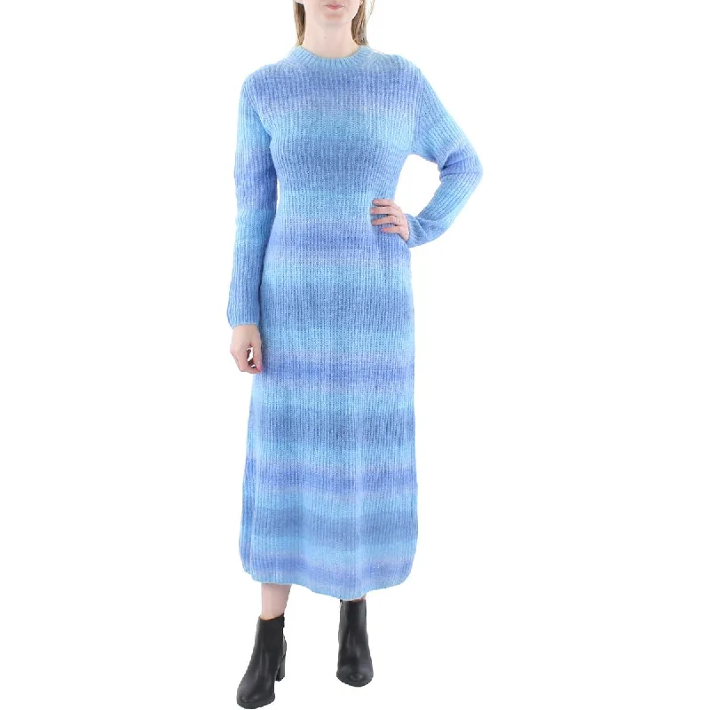 Womens Knit Long Sweaterdress