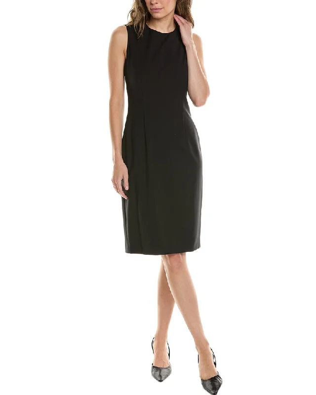 Boss Hugo Boss Wool Sheath Dress