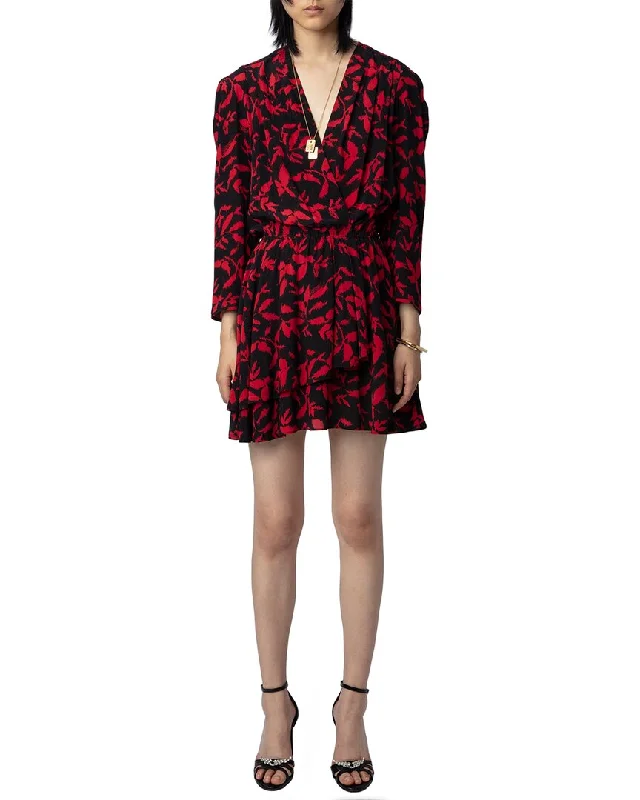 Zadig & Voltaire Rogers Soft Ikat Silk Dress