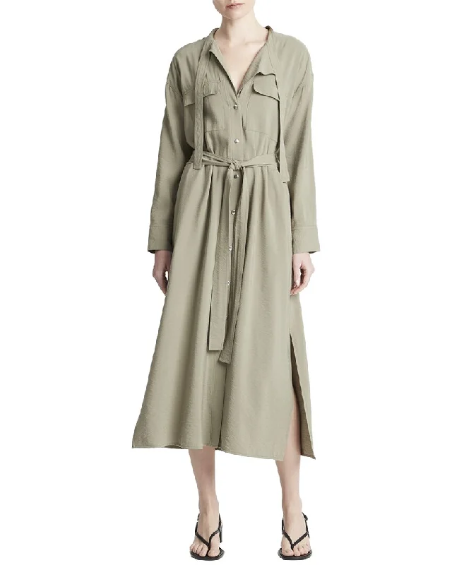 Vince Soft Utility Shirtdress