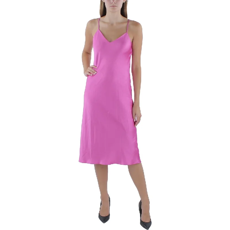 Womens Silk Long Slip Dress