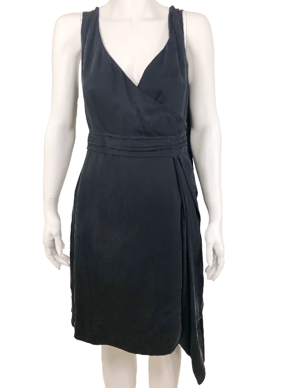 Karen Millen, Surplice Drape Back Dress, Size 10