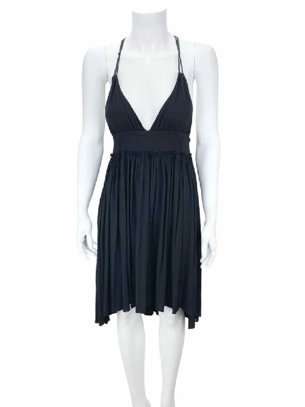 Young Fabulous & Broke Women's Strappy Knit Dress Black Size L (may run small)