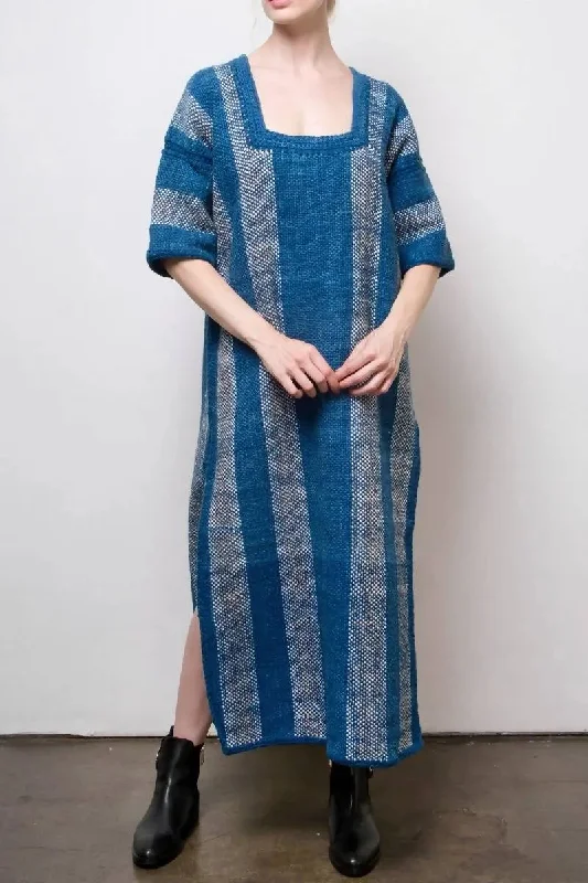 zena dress - indigo